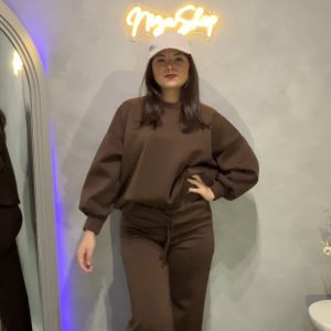 Conjunto chándal marrón