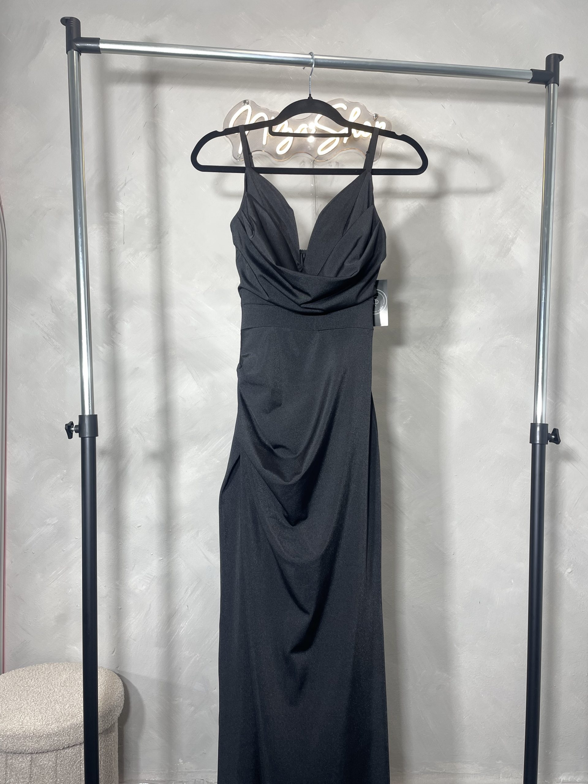 Vestido largo negro - Imagen 3