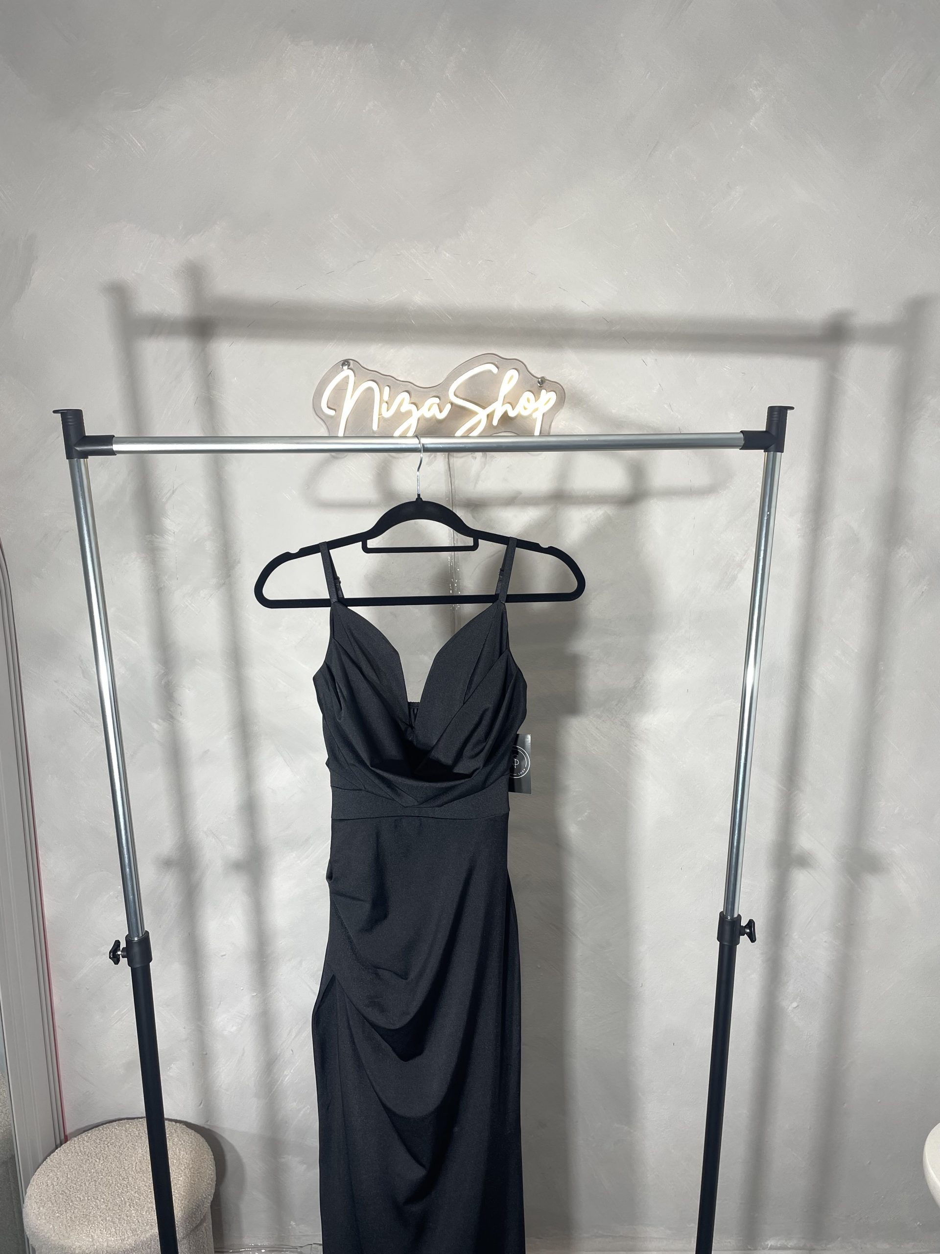 Vestido largo negro - Imagen 5