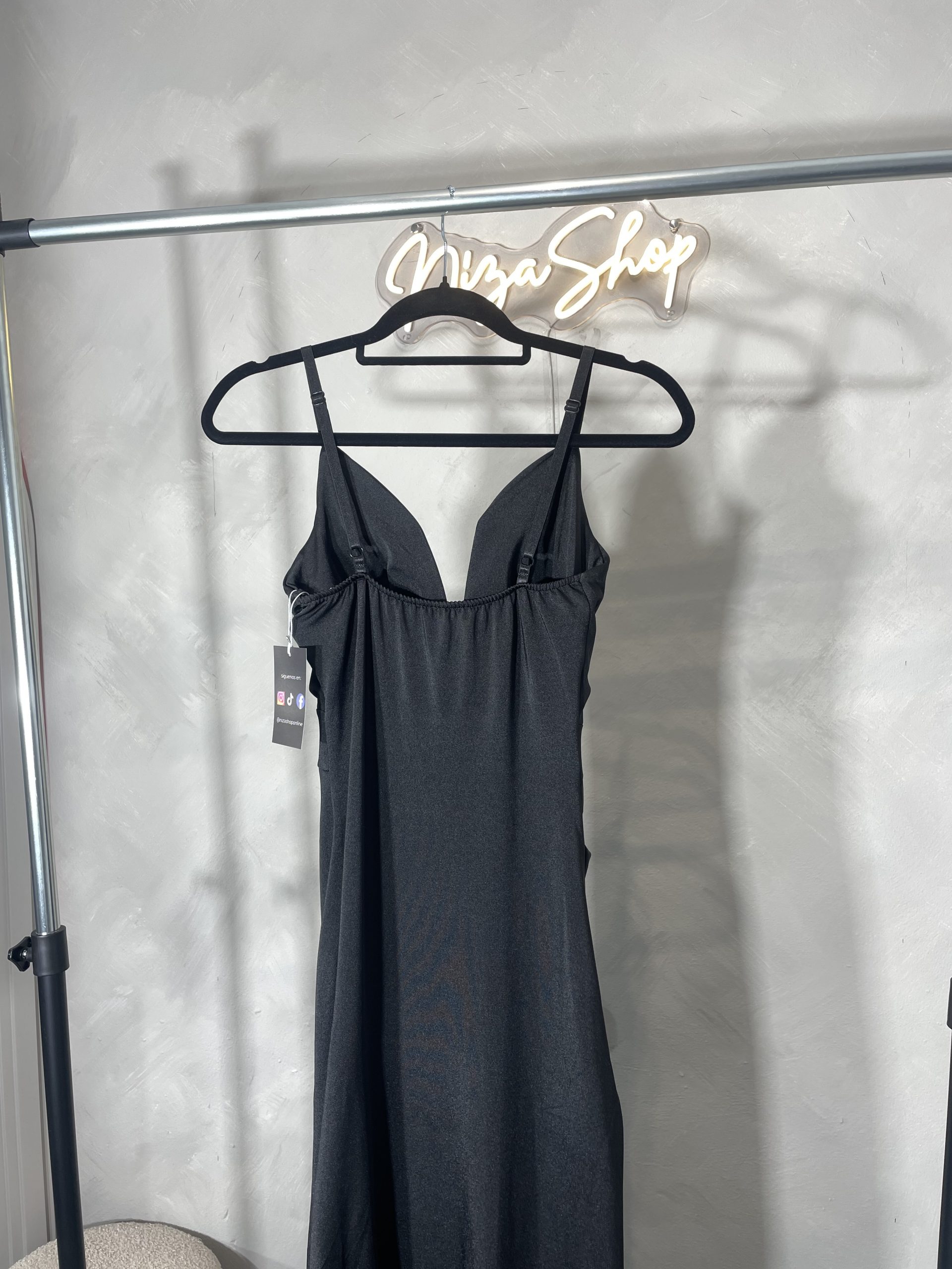 Vestido largo negro - Imagen 6