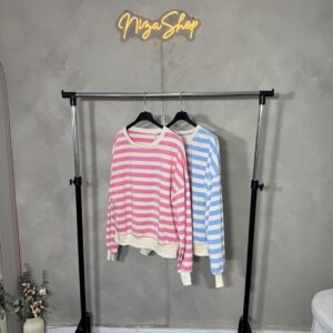 Sudadera ligera a rayas