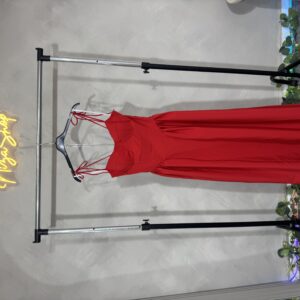 Vestido midi rojo