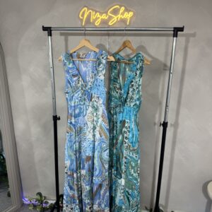 Vestido boho estampado