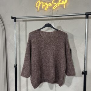 Jersey punto escote V